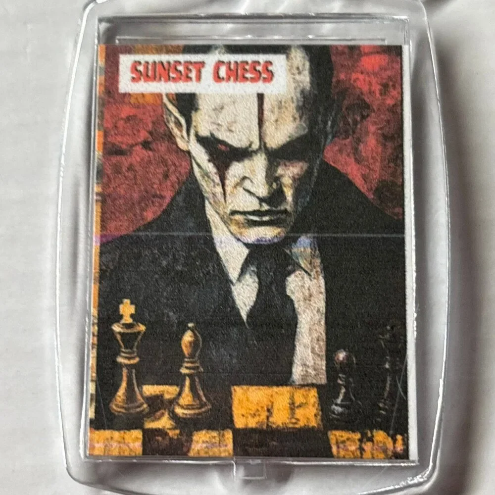 Vampire - Chess Photo Keychain - Picture 2 of 3